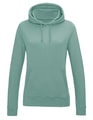 Dames Hoodie College AWDis JH001F Dusty Green